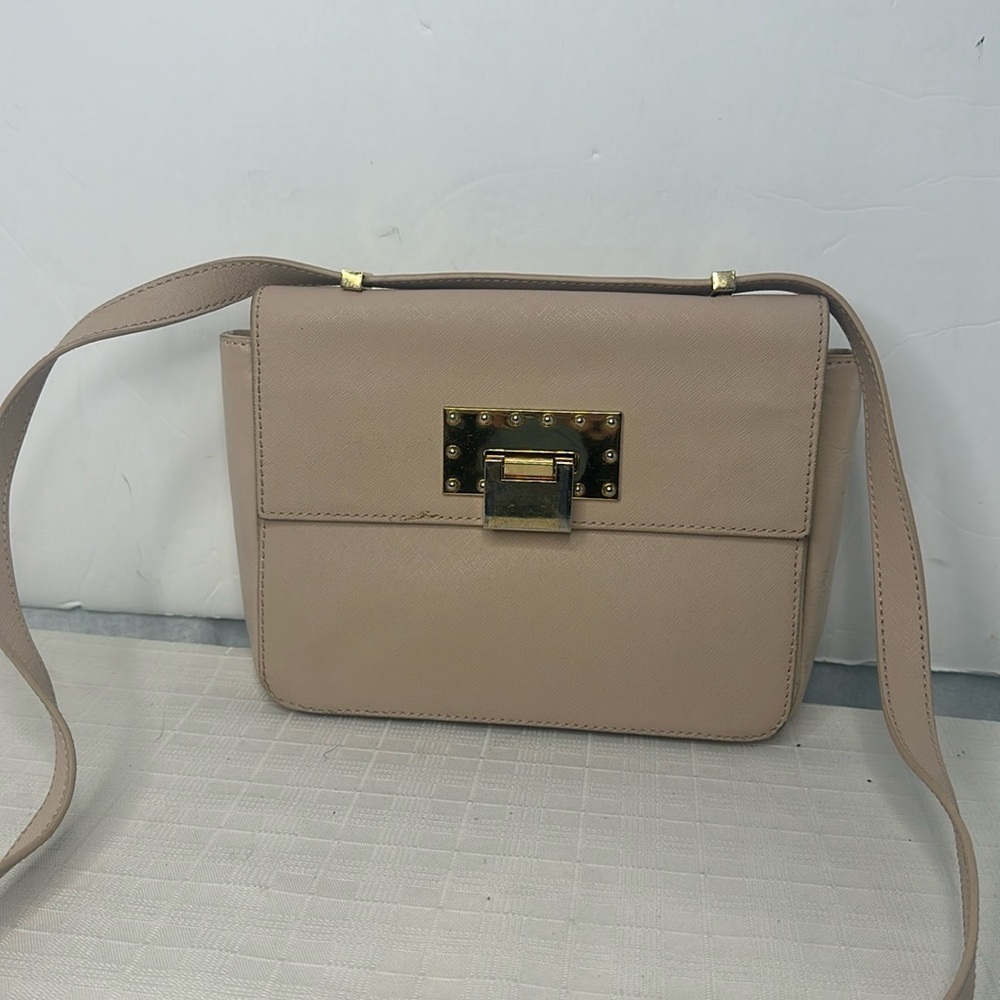 Badgley Mischka Tan Crossbody Bag